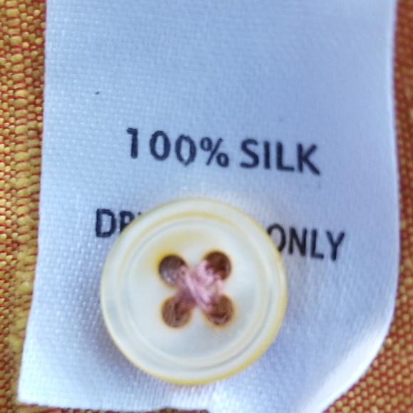 Craig Taylor Belted Silk Blouse in Gold - Picture 4 of 4